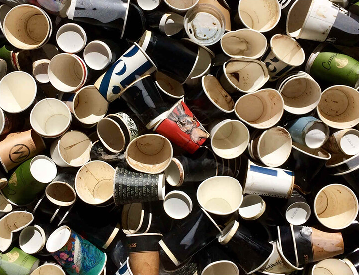Disposable coffee cups release trillions of plastic particles